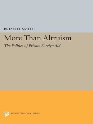 cover image of More Than Altruism